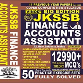 JKSSB Finance accounts assistant book