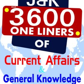 Vishaal's J&K General Knowledge 2022