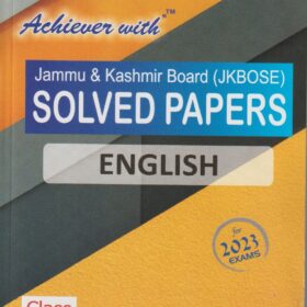 Vishaal's English Class 12th Solved Paper for JK Board