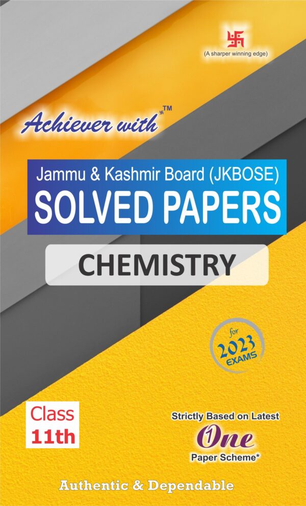 Achievr's JKBOSE Class 11th Chemistry Solved Paper 2023