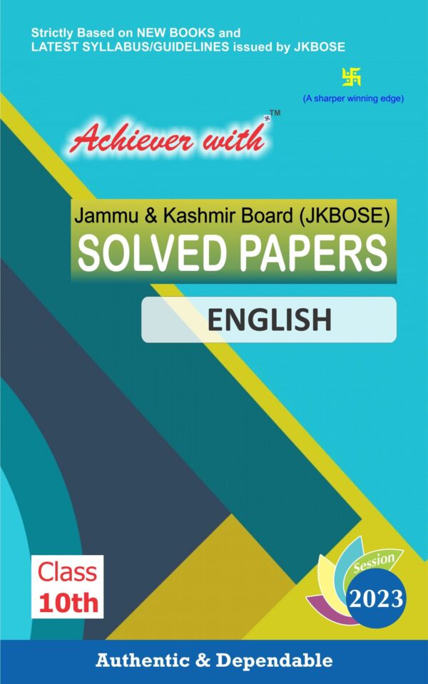 JKBOSE Class 10th English Solved Paper 2023
