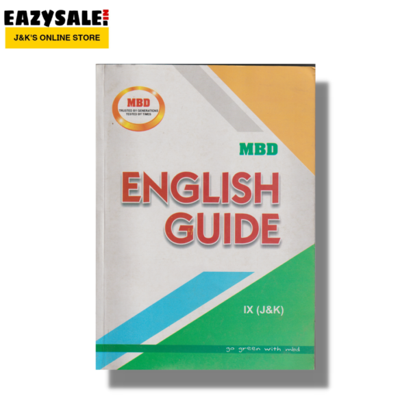 JKBOSE MBD English Guide for Class 9th