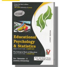 Jammu University BA 2nd Semester Educational Psychology & Statistics Book