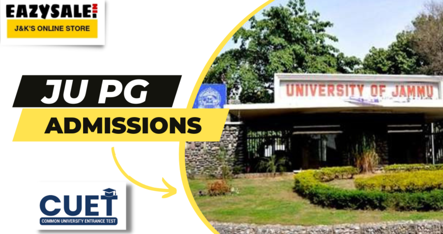 Jammu University PG Admission and CUET PG 2023