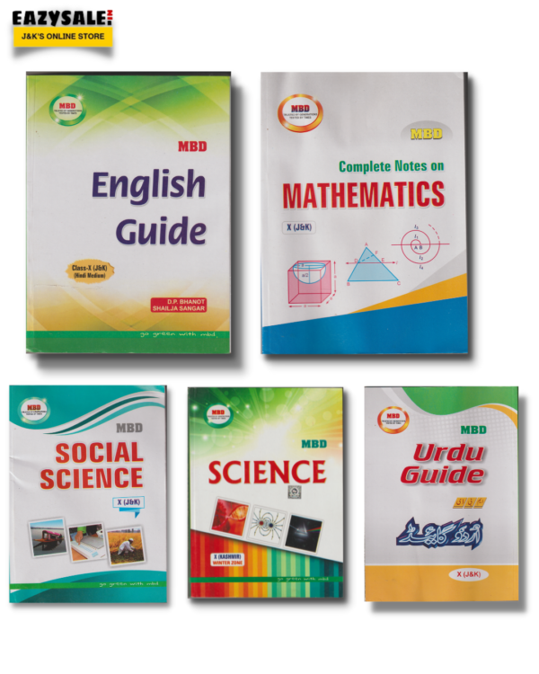 JKBOSE MBD Guide for Class 10th 10th Class Guide 2023
