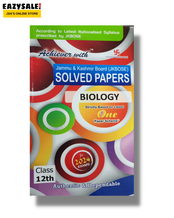 Achiever JKBOSE Class 12th Biology Solved Paper 2024