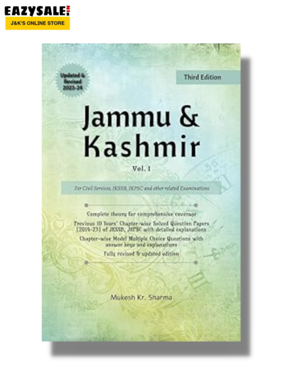 Mukesh Kumar J&K General Knowledge GK Volume 1 Third Edition 2023