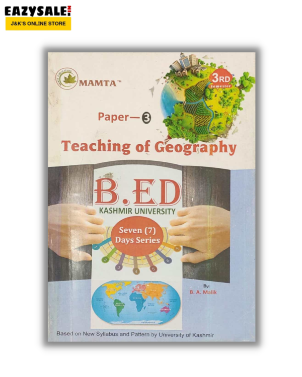 Mamta B.ED Kashmir University Teaching of Geography Book