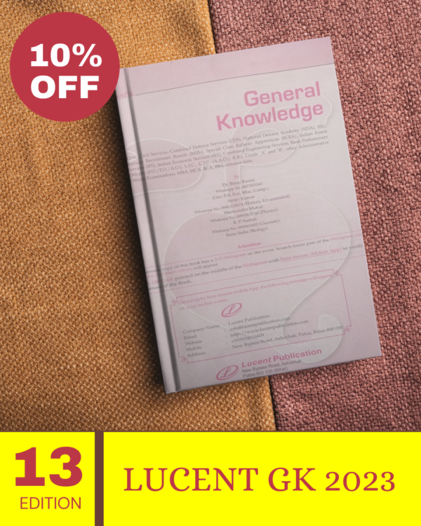 Lucent General Knowledge GK 13th Edition 2024 Lucent GK Latest Edition 2024