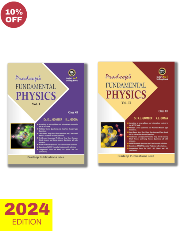 Pradeep Fundamental Physics Class 12th Vol 1 & 2 2024