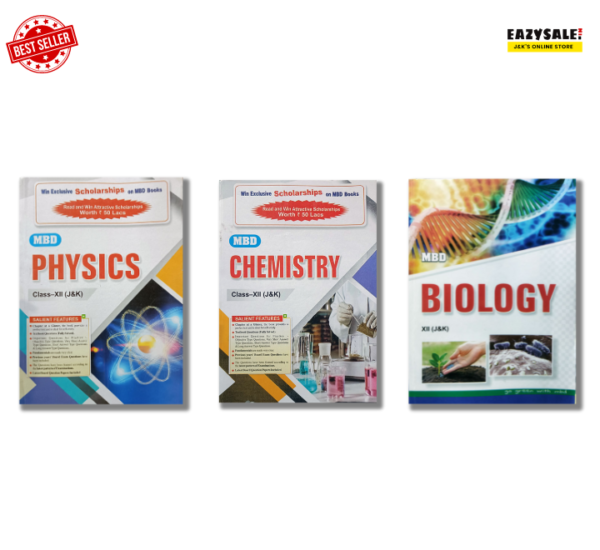 JKBOSE MBD Guide Class 12th Physics Chemistry Biology 2024