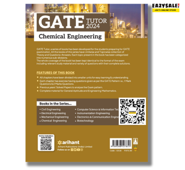 GATE Tutor Chemical Engineering 2024