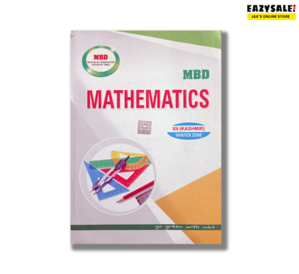 JKBOSE MBD Mathematics Guide Class 12th 2024
