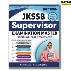 Spectrum JKSSB Supervisor Social Welfare Department Book 2024