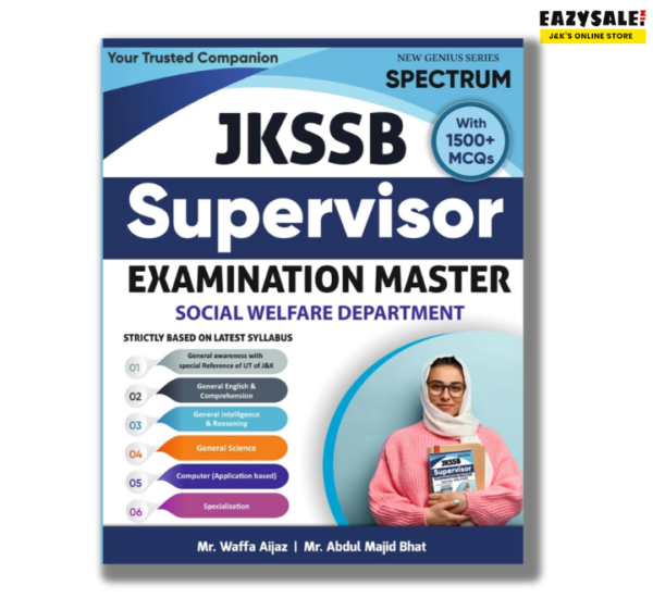 Spectrum JKSSB Supervisor Social Welfare Department Book 2024