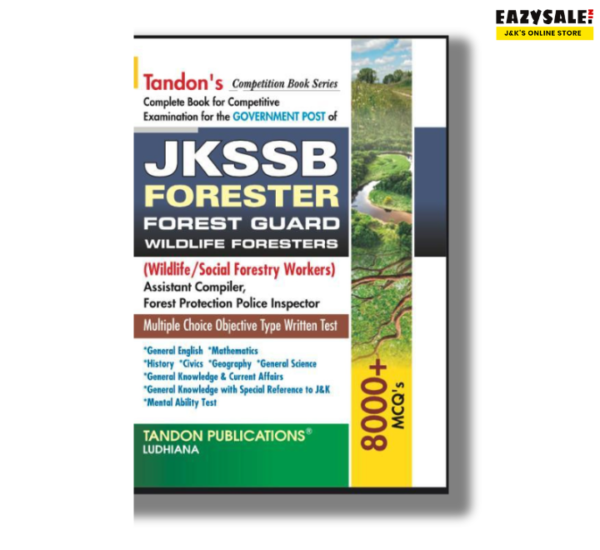 Tandon JKSSB Forester Book 2024