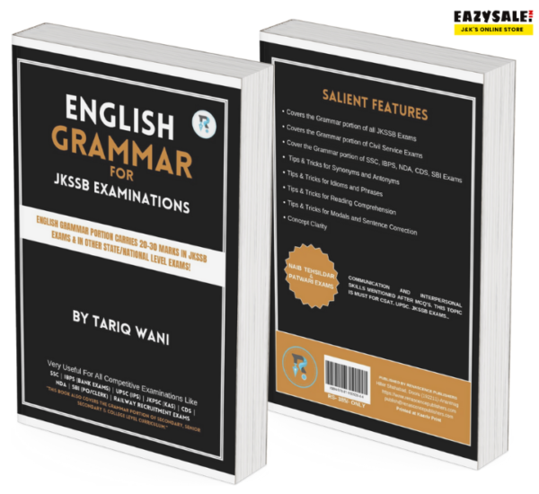 JKSSB English Grammar book