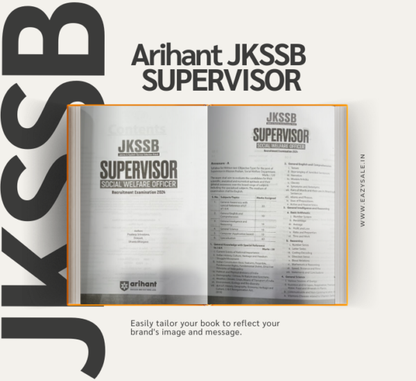 Arihant's JKSSB Supervisor