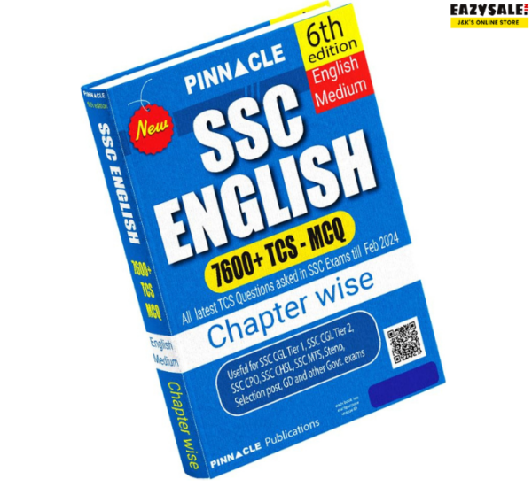 Buy Pinnacle SSC English 7600 MCQ latest edition 2024