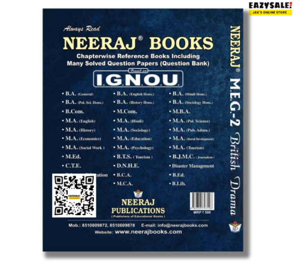IGNOU MA English 1st Year Book 2024