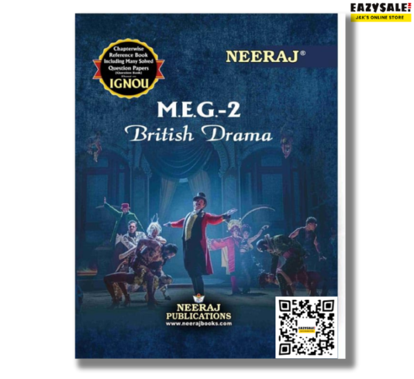 IGNOU MA English 1st Year Book 2024 Neeraj MEG 2 British Drama