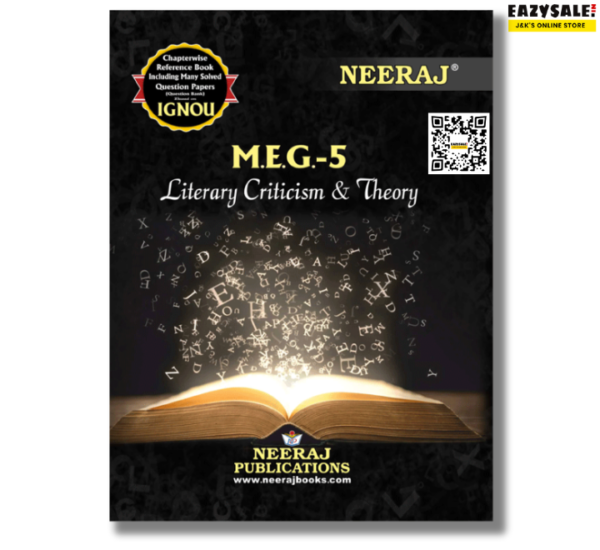 IGNOU MA English Books Neeraj MEG 5 Literary Criticism and Theory