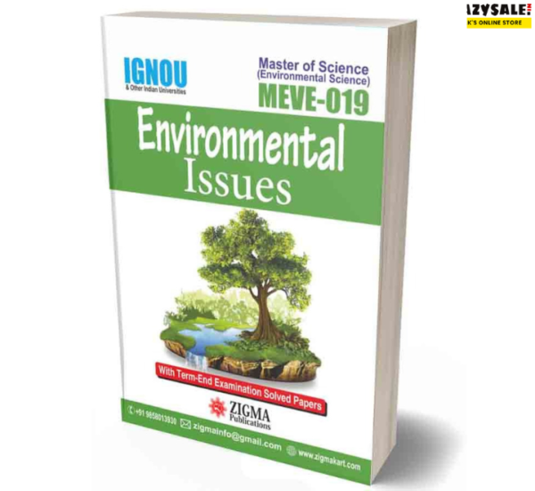 IGNOU MEVE 019 Environmental Issues 2024