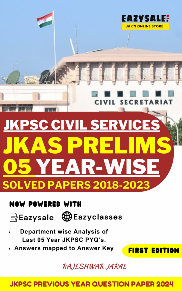 JKPSC Previous Year Question Solved Paper 2018-2024