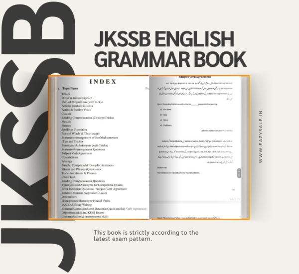 JKSSB English Grammar By Tariq pdf download