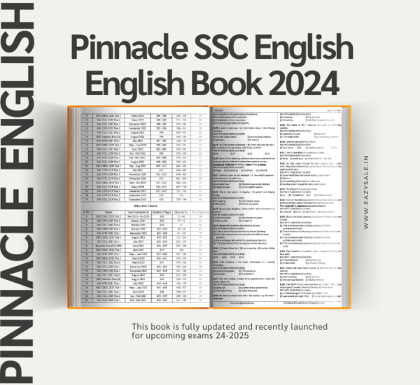 Pinnacle SSC English 7600 MCQ latest edition 2024 pdf