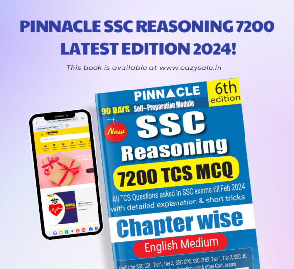 Pinnacle SSC Reasoning 7200 MCQ 6th edition 2024 pdf download