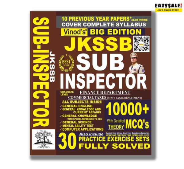 Vinod's JKSSB Finance Sub Inspector Book