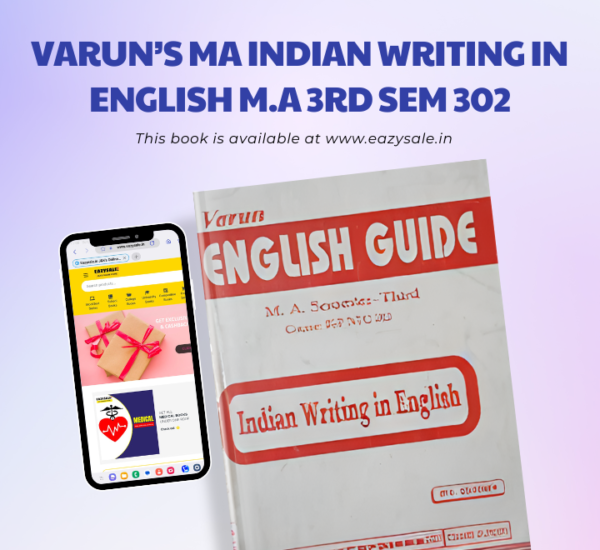 Buy Varun M.A ENG 302 Indian Writing in English Jammu University MA English 3rd Semester Books