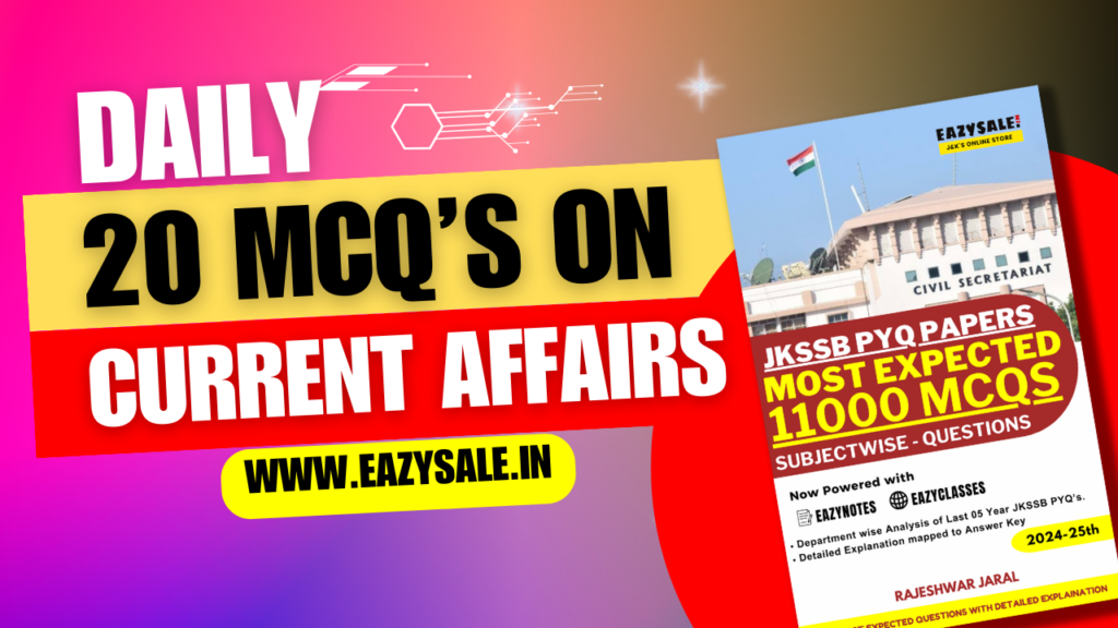 Daily Current Affairs MCQs 2024
