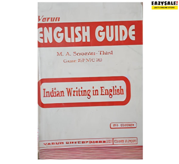 Varun M.A ENG 302 Indian Writing in English Jammu University MA English 3rd Semester Books