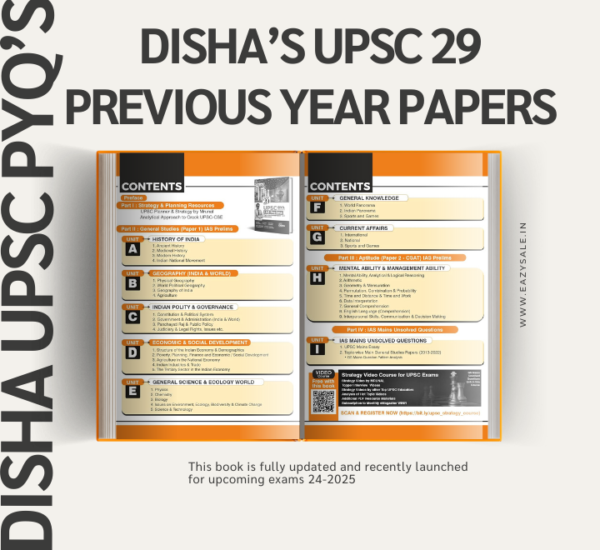 29 Previous Years UPSC Civil Services IAS Prelims Topic-wise Solved Papers 1 & 2 (1995 - 2023) 14th Edition