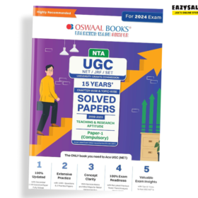 Best Book for UGC NET Previous Year Question Paper Oswal UGC NET Paper 1 Book 2024