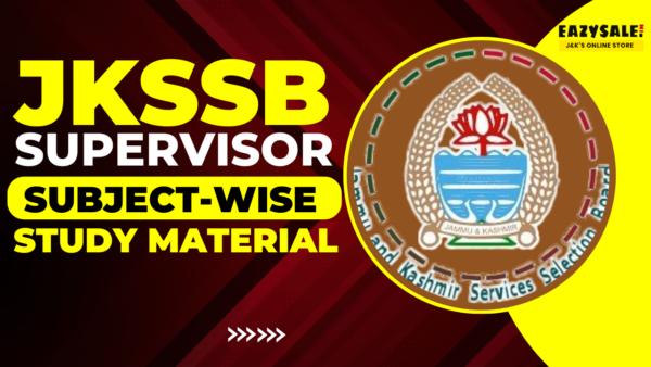 JKSSB Female Supervisor Study Material 2024 Download PDF 🔥