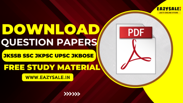Previous Year Question Papers (PDFs) for all Govt. Exams 2024