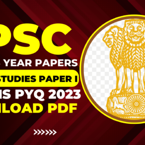 UPSC Prelims Question Paper 2023 with Answers